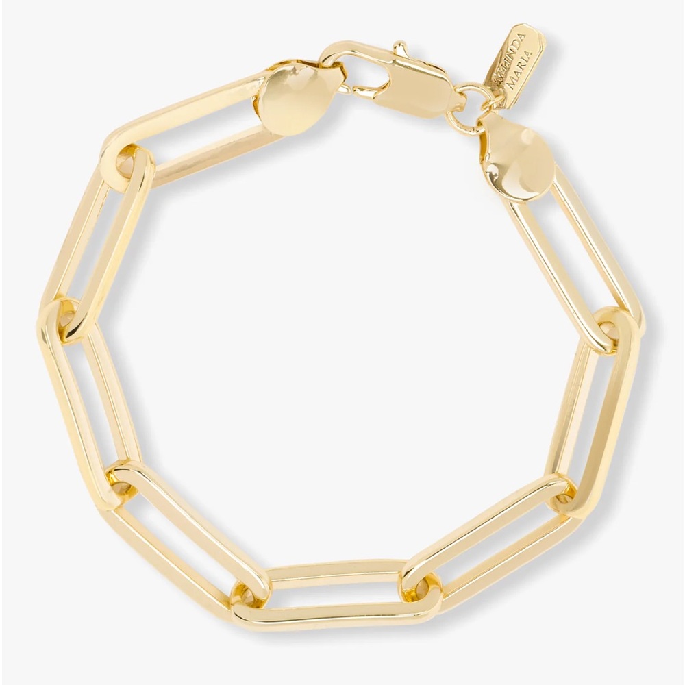 Melina Maria Samantha Chain Link Bracelet Gold